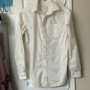 Cat & Jack White Button-Up Shirt